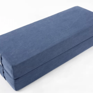 瑜伽肩倒立墊雙層高度可調式輔助工具可折疊可拆卸 - 仔藍色