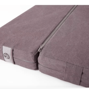 瑜伽肩倒立墊雙層高度可調式輔助工具可折疊可拆卸 - 灰棕